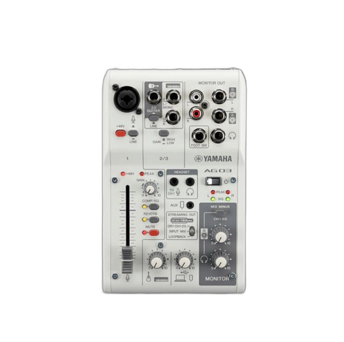 Audio Interface Yamaha Ag03Mk2 W