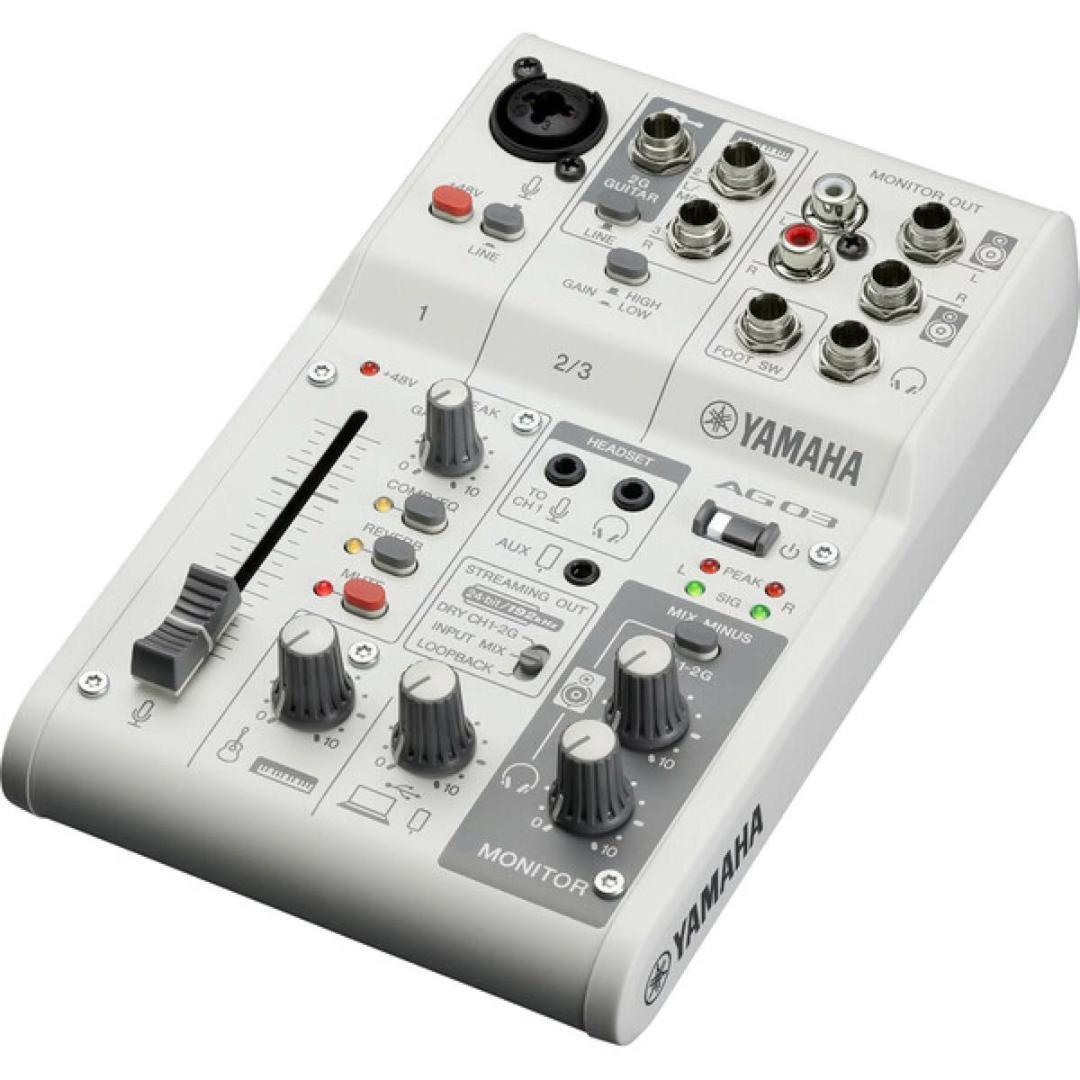 Audio Interface Yamaha Ag03Mk2 W