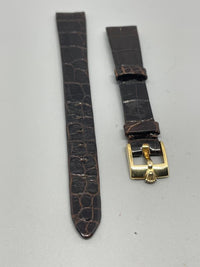 Rolex Leather Straps Lady'S K18 Yg