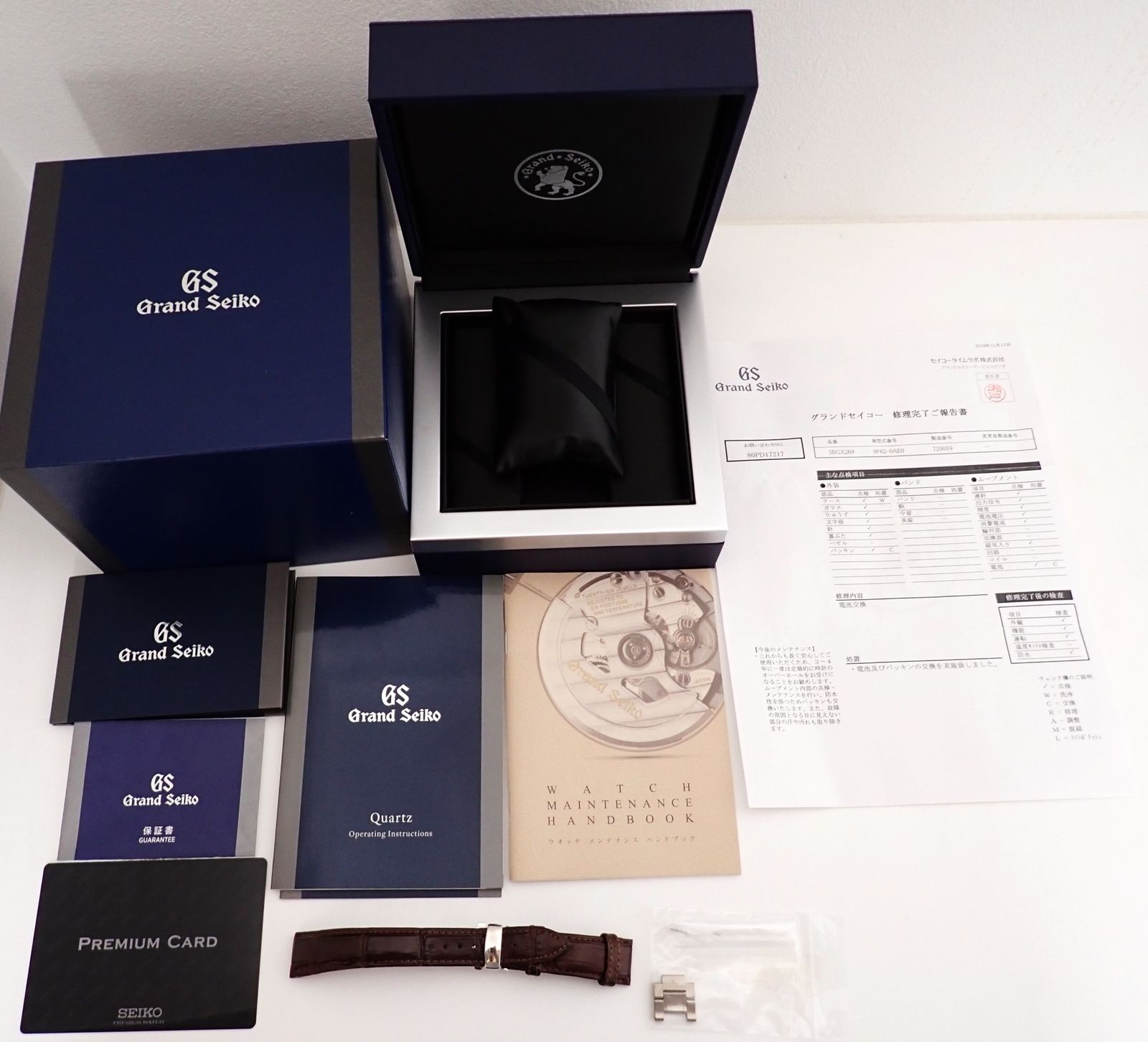 Grand Seiko Watch (Quartz) 9F62-0Ae0/Sbgx269 Ti Qz
