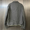 Jumper Blouson 24Aw Yohji Yamamoto Pour Homme W/L Large Herringbone Hem Fringe
