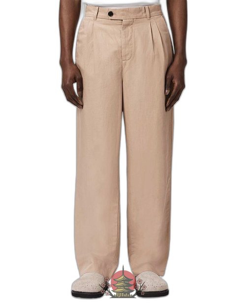 Others Allsaints Roland Straight Fitrouser Pants Nutmeg Brown