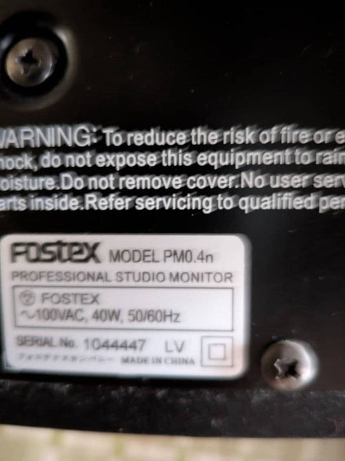 Fostex Speakers Pm0.4N 2