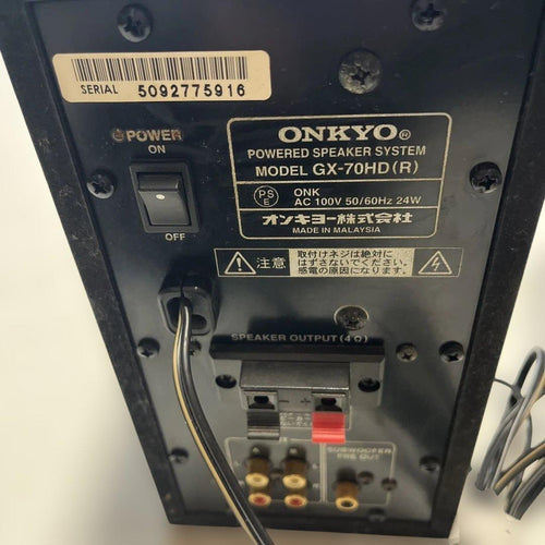 Speakers Onkyo Gx-70Hd