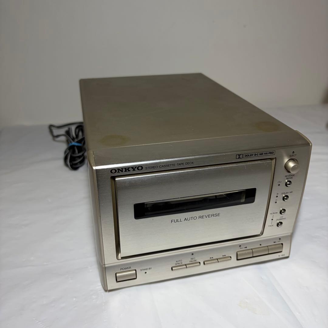 Onkyo Cd Md Cassette Deck K-185 Md-185X 3