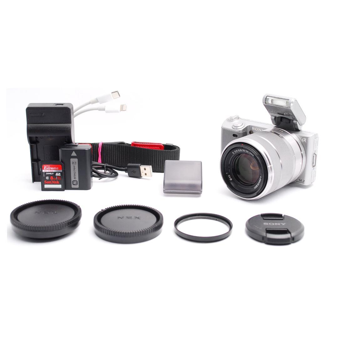 Sony Mirrorless Interchangeable Lens Cameras Nex-5 Sel1855 Oss