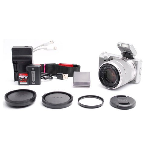 Sony Mirrorless Interchangeable Lens Cameras Nex-5 Sel1855 Oss