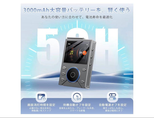 Digital Audio Player Mp3 64Gb Bluetooth5.3