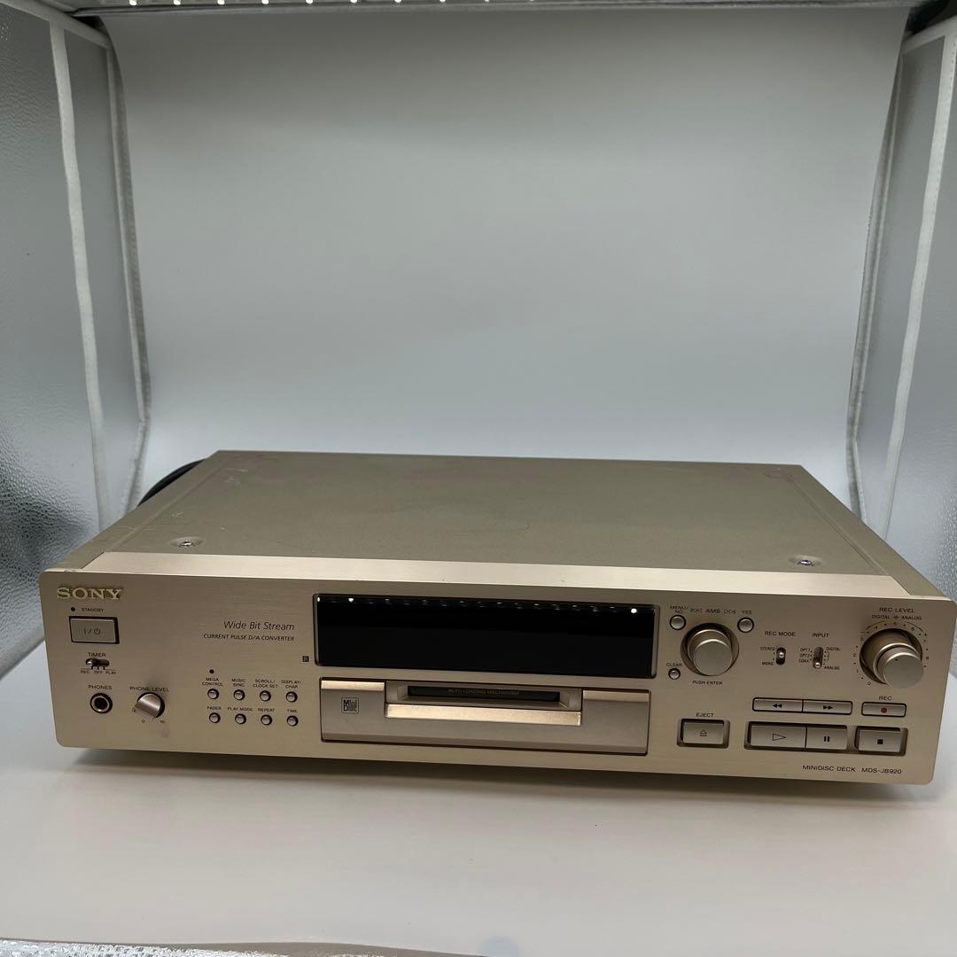 Sony Cd Md Cassette Deck Mds-Jb920