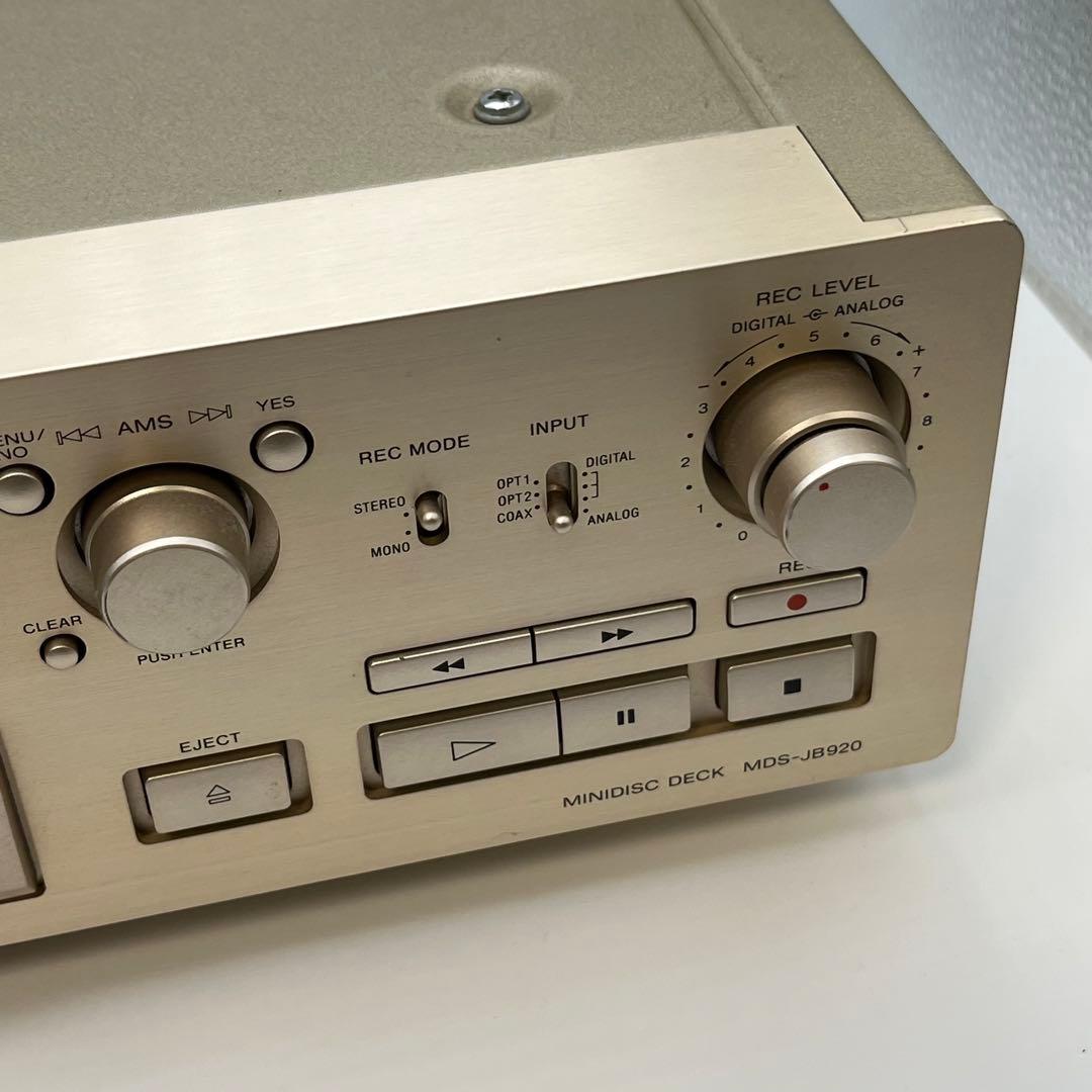 Sony Cd Md Cassette Deck Mds-Jb920
