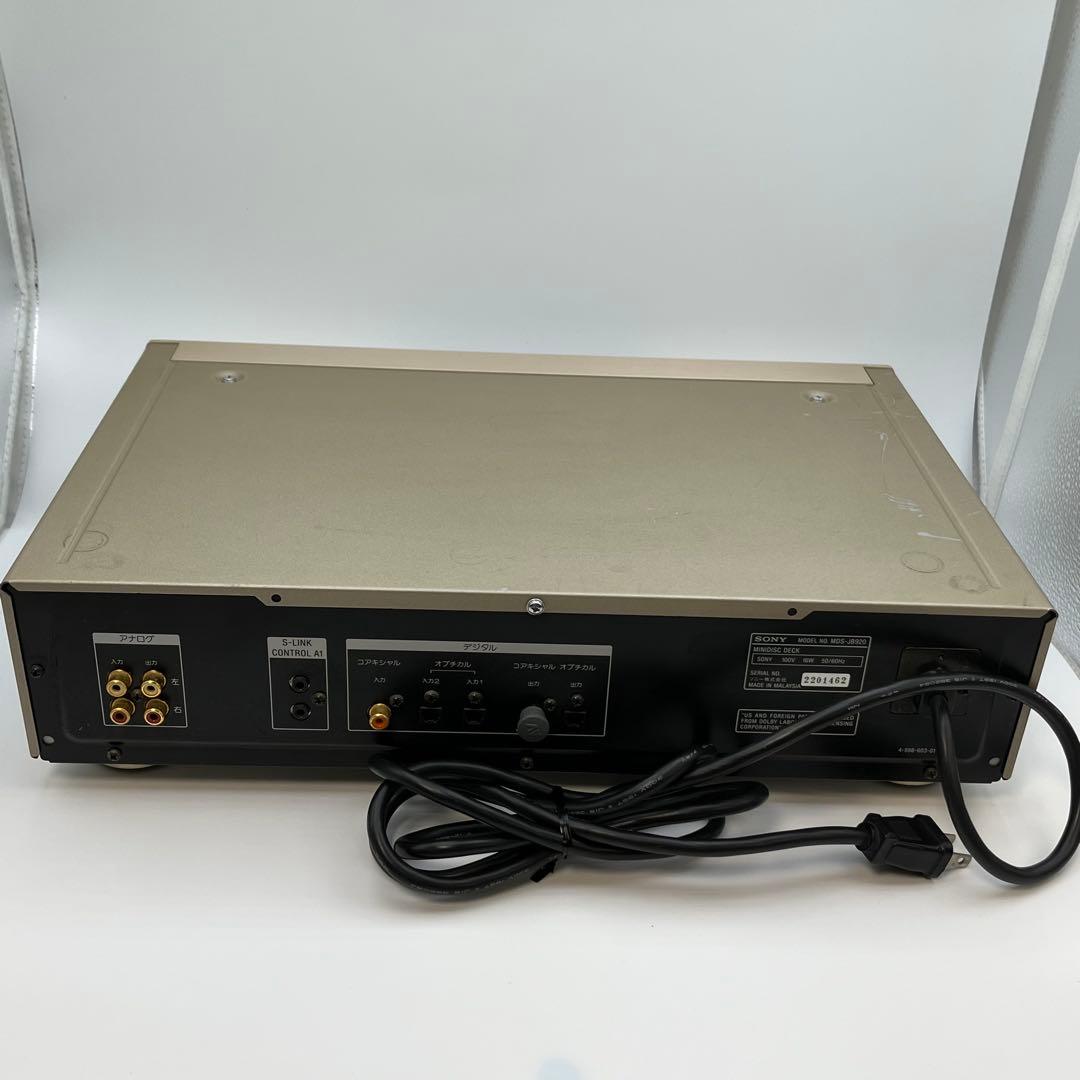 Sony Cd Md Cassette Deck Mds-Jb920