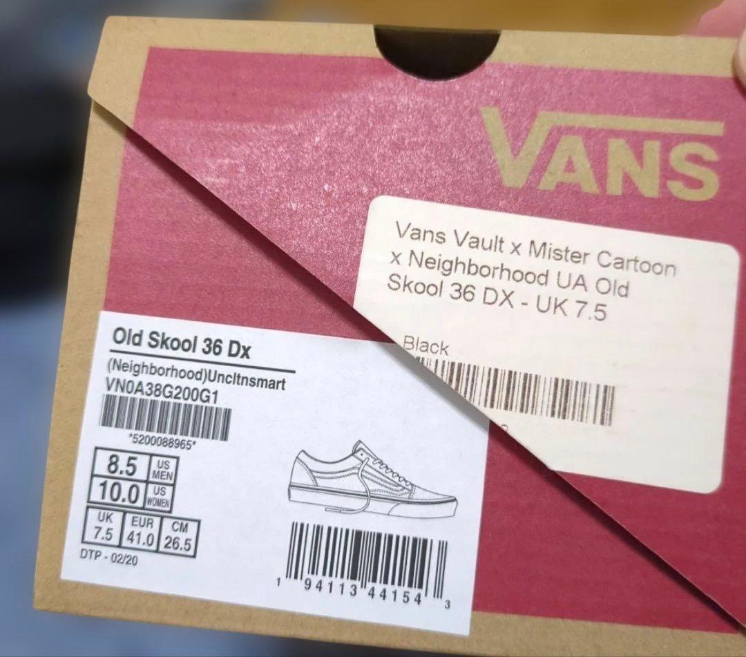 Vans Sneakers Neighborhood Mr.Cartoon