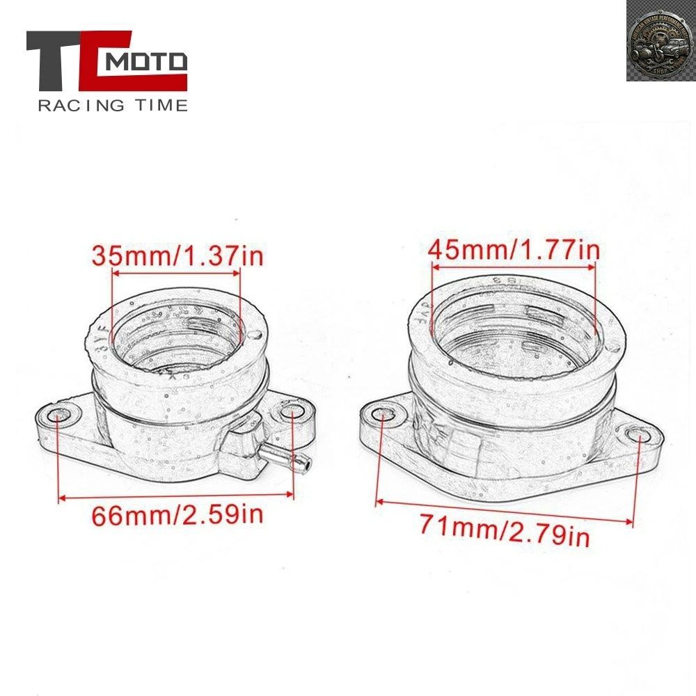 No Brand Others Motorcycle Carburetor Intake Manifold Yamaha Xtz660 Tenere