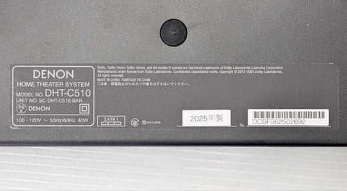 Denon Sound Speaker Rear Bar 3.1.2Ch Dht-C510K
