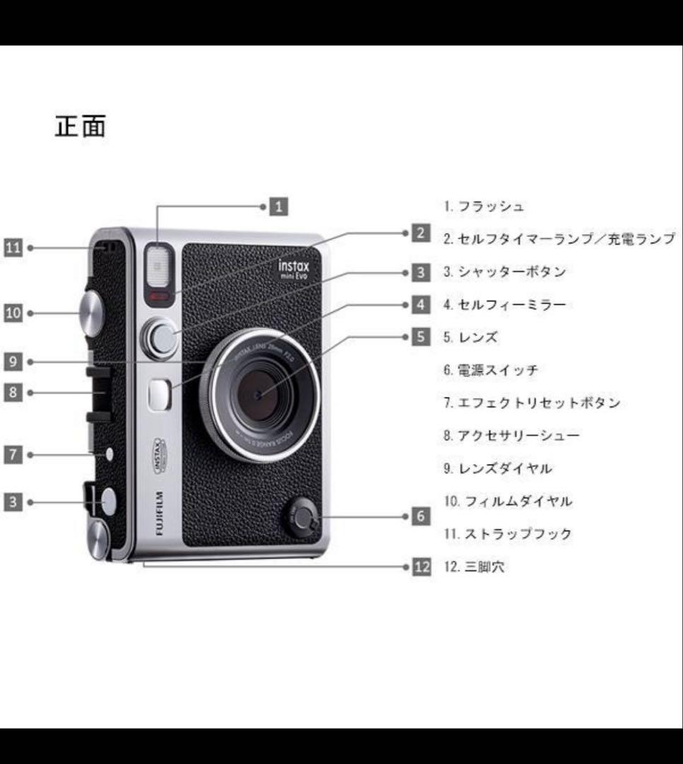 Fujifilm Instant Camera Body Instax Mini Evo