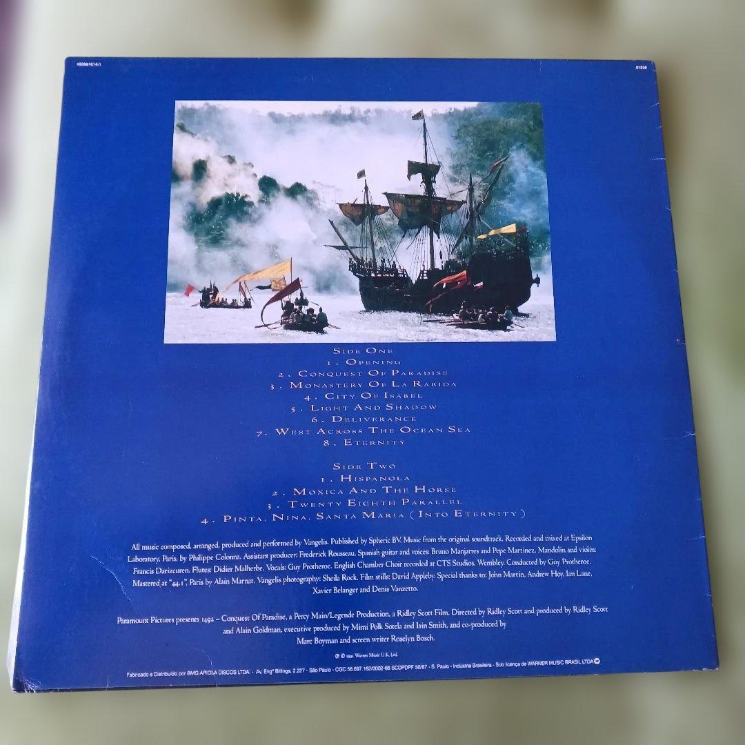 Overseas Music Vangelis 1492 Conquest Of Paradise