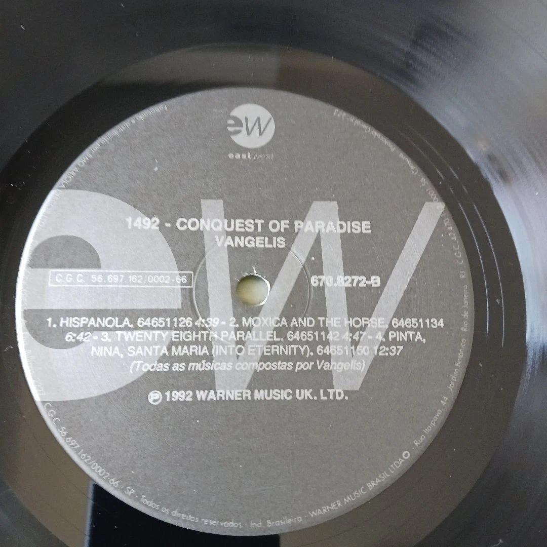 Overseas Music Vangelis 1492 Conquest Of Paradise