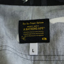 A Bathing Ape 7 Minutes, Long -Sleeved Cut -And -Sew Bape Black Camo Sleeve