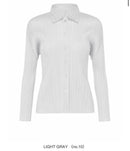 Pleats Please Long-Sleeve Issey Miyake Basics Shirt