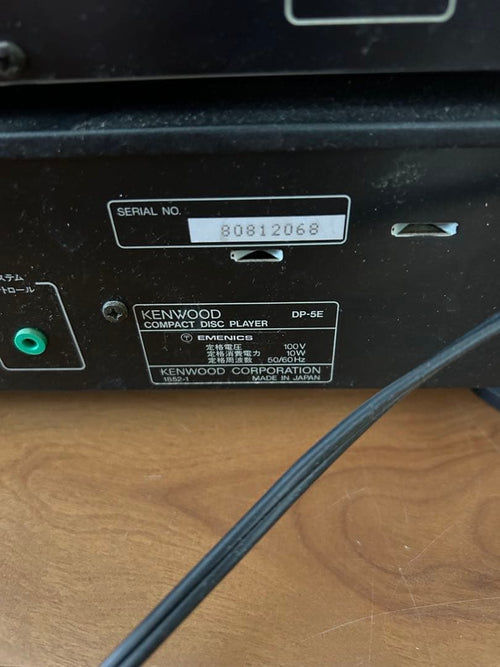 Kenwood Cd Md Cassette Deck