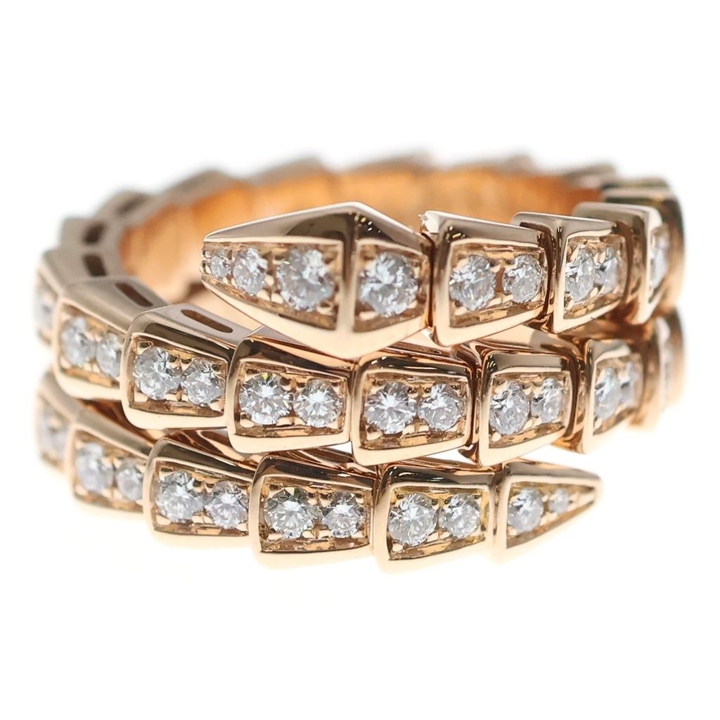 Bvlgari Ring Au750Pg #M