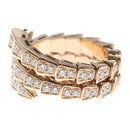 Bvlgari Ring Au750Pg #M