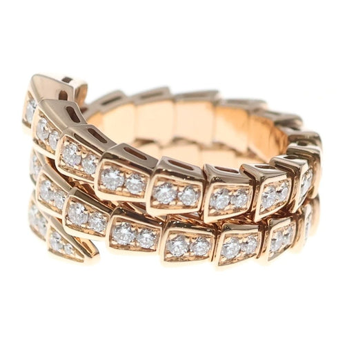 Bvlgari Ring Au750Pg #M