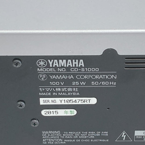 Yamaha Cd Sacd Players Cd-S1000