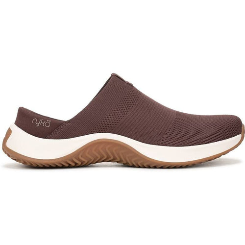 Sandals Ryka Encore Womens Knit Slipon Mules Chicory Brown