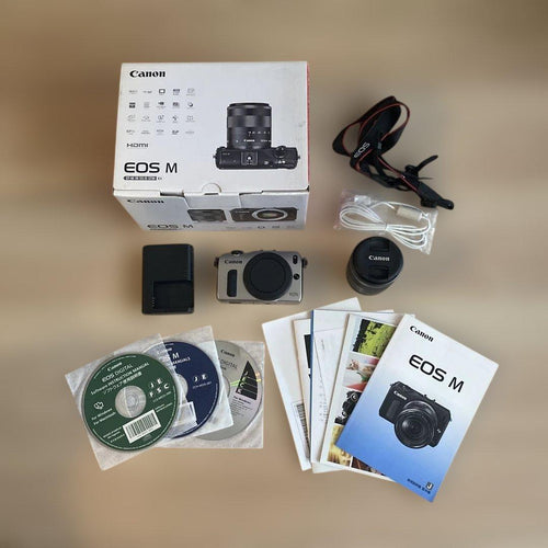 Canon Mirrorless Interchangeable Lens Cameras Eos M Ef-M 18-55 Is Stm