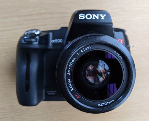 Sony Digital Slrs 500