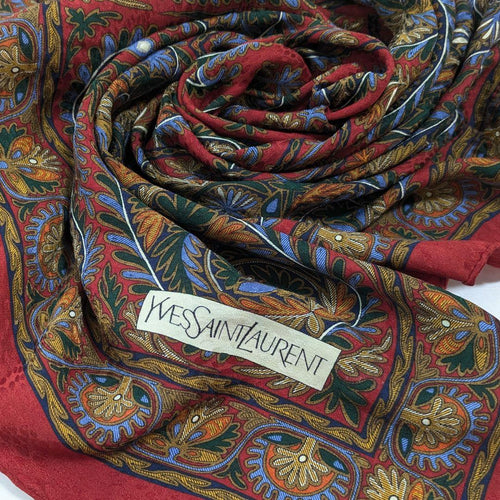 Yves Saint Laurent Bandanas Thin Scarves Ysl