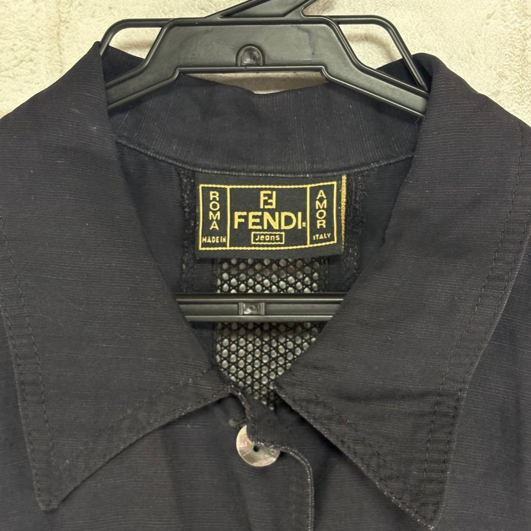 Fendi Short-Sleeve Jeans 42