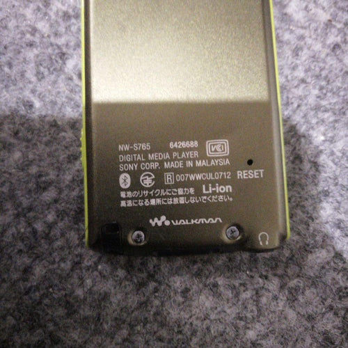Sony Digital Audio Player Nw- 765