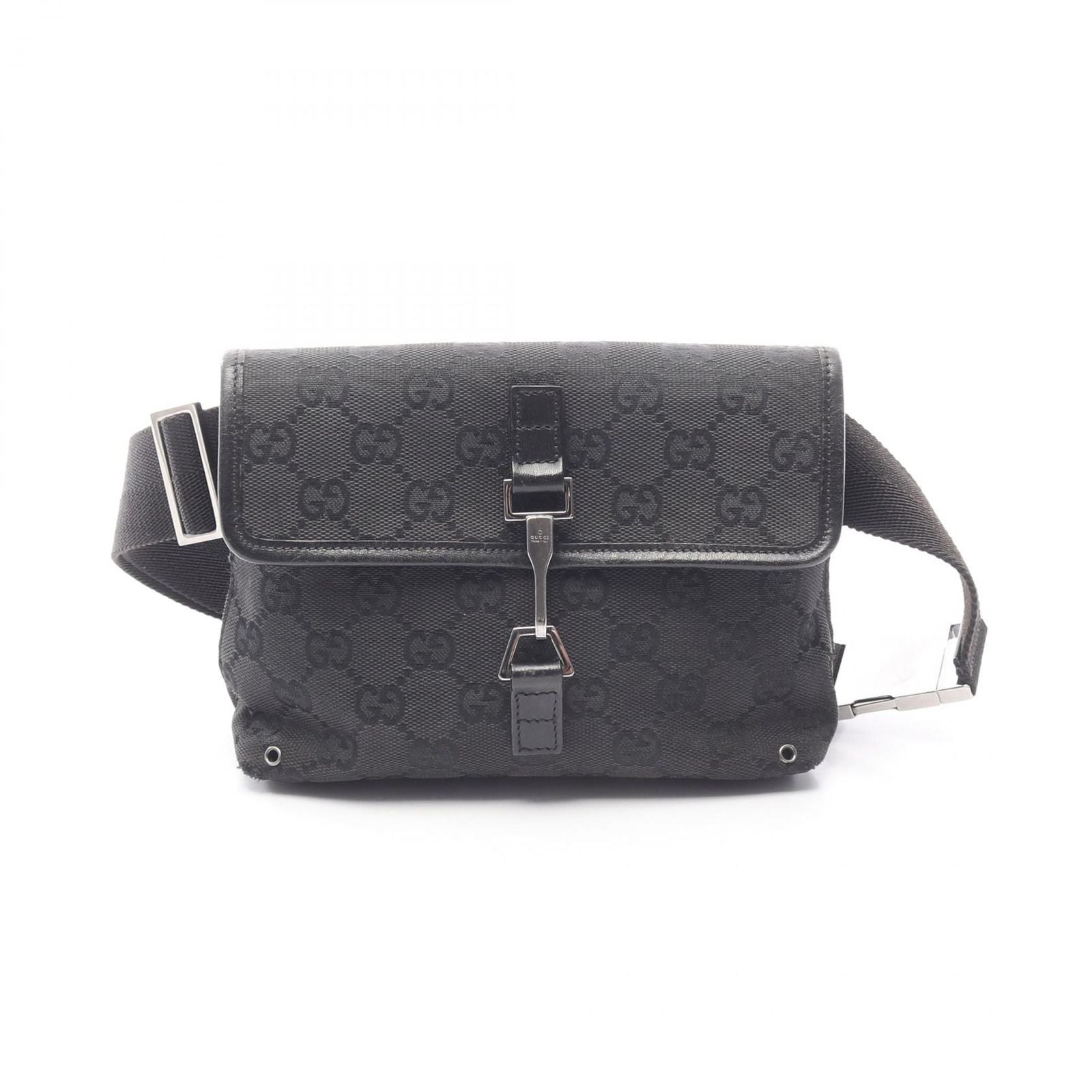 Gucci Body Bag Waist Pouch Gg 92543 Used B