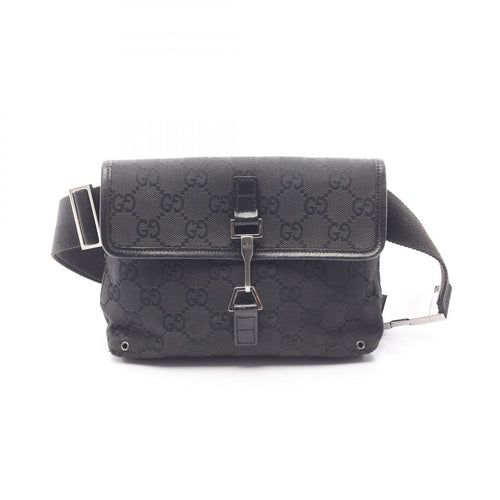 Gucci Body Bag Waist Pouch Gg 92543 Used B