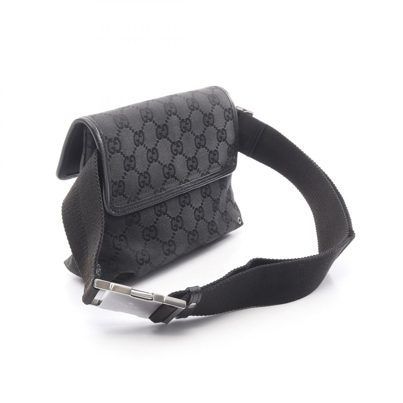 Gucci Body Bag Waist Pouch Gg 92543 Used B