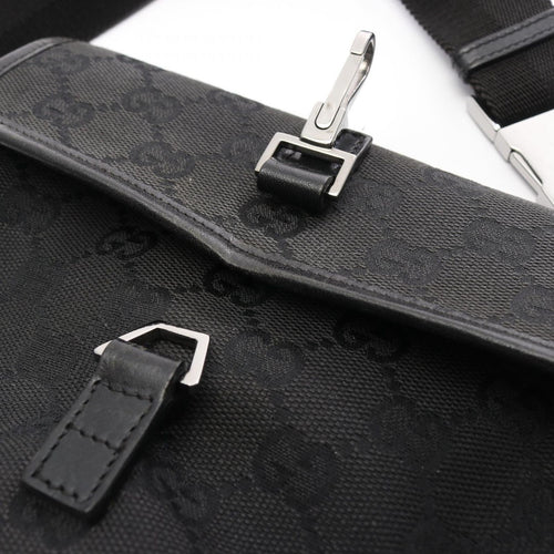 Gucci Body Bag Waist Pouch Gg 92543 Used B