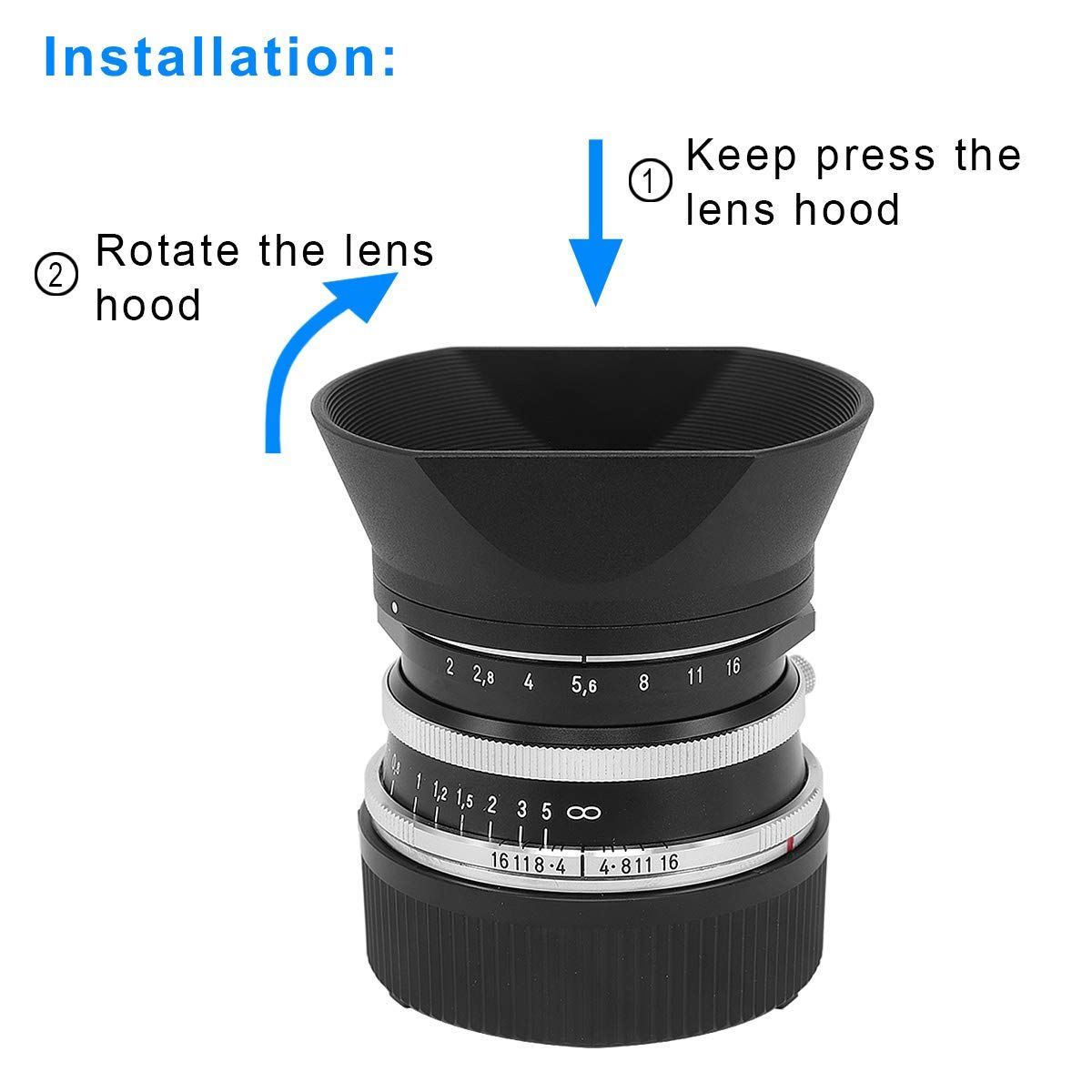 Others Haoge Lh-Vm12 For Voigtlander F2 1:2/35 Ultron Aspherical Vintage Line