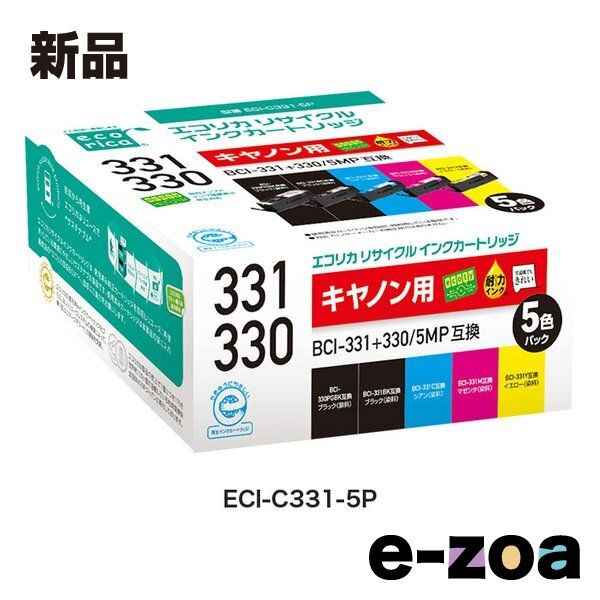Ecorica Ink Cartridge/Refilled Bci-331+330/5Mp (2674095)