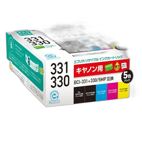 Ecorica Ink Cartridge/Refilled Bci-331+330/5Mp (2674095)