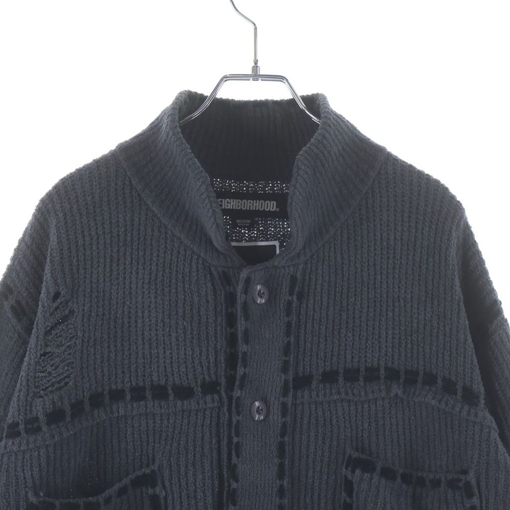 Neighborhood 7 Minutes, Long -Sleeved Cut -And -Sew 24Aw Pg1 Savage Knit