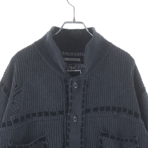Neighborhood 7 Minutes, Long -Sleeved Cut -And -Sew 24Aw Pg1 Savage Knit