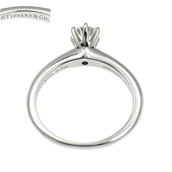 Tiffany Ring Pt950 0.32Ct