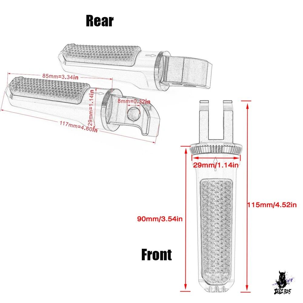 Step Pedal Xsr700/Xsr900/Mt07/Mt09