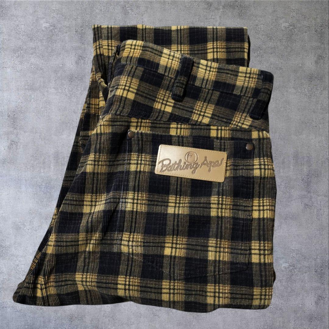 A Bathing Ape Wide-Leg Pants Loose-Fitting L