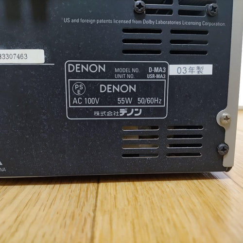 Denon Cd, Md Cassette Decks D-Ma3