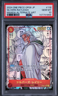 One Piece Card Game Psa10 Op08-118 Sec