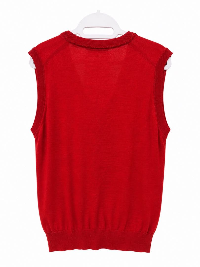 Yves Saint Laurent Vests V L Red