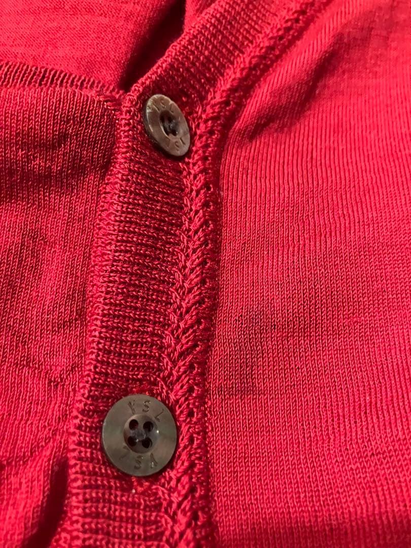 Yves Saint Laurent Vests V L Red